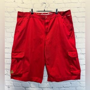 Akademiks Red Cargo Men Shorts